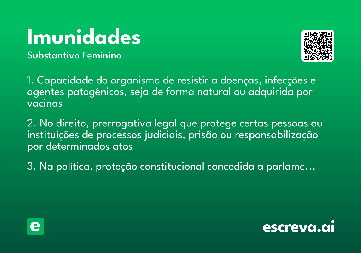imunidades