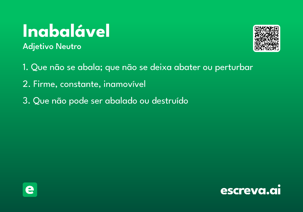 inabalável