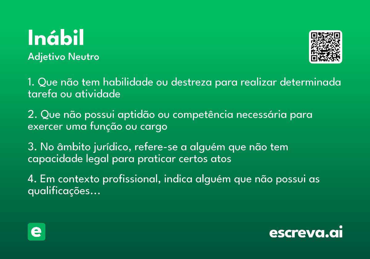 inábil