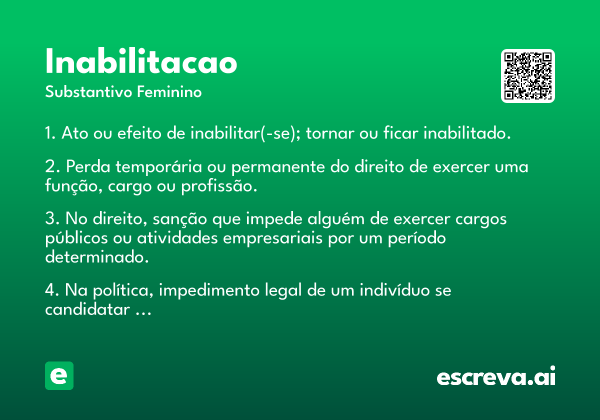 inabilitacao