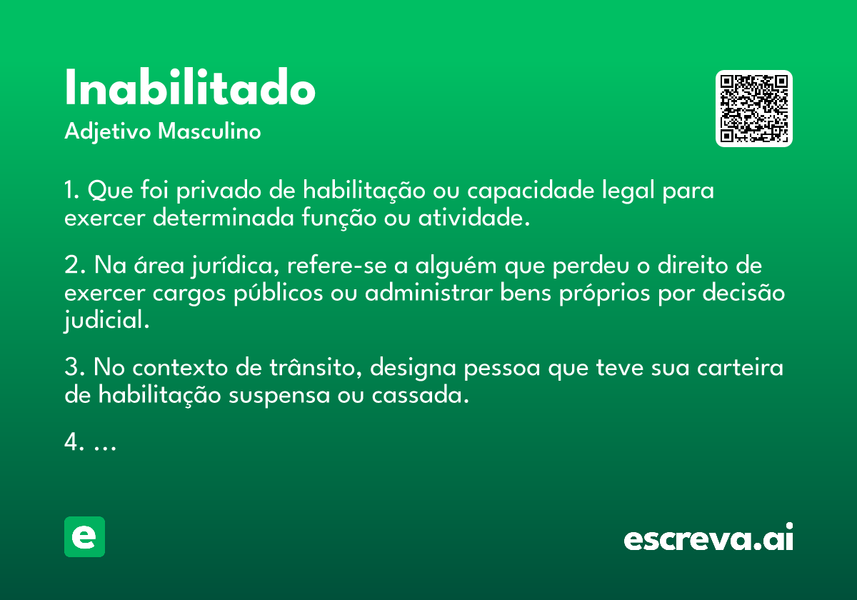 inabilitado