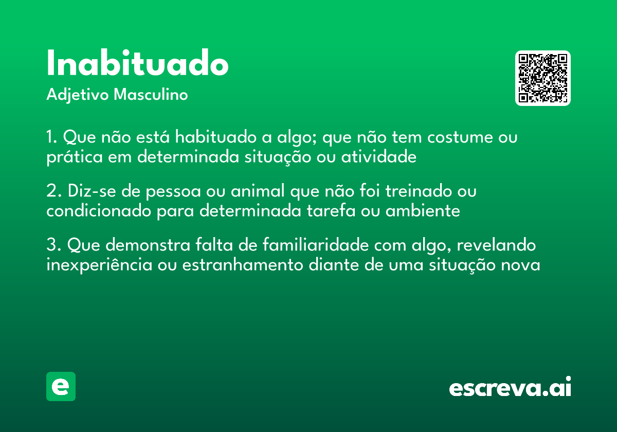 inabituado