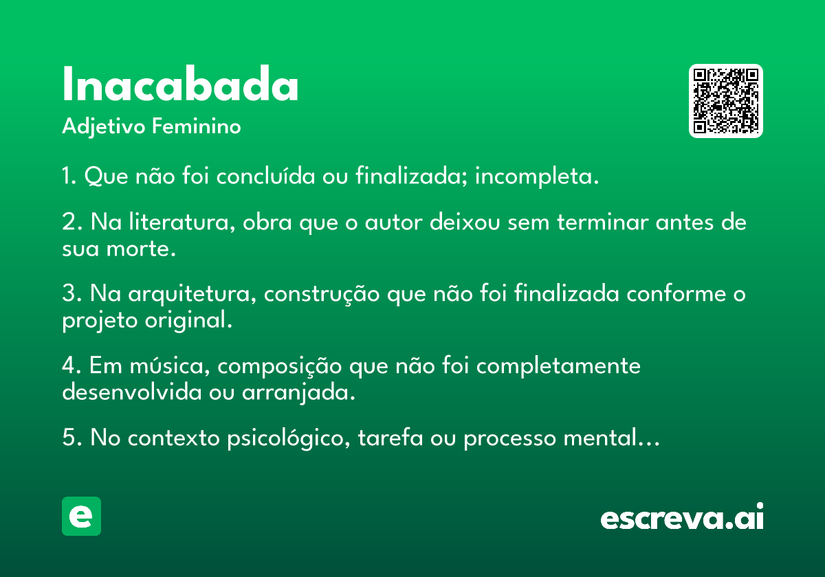 inacabada