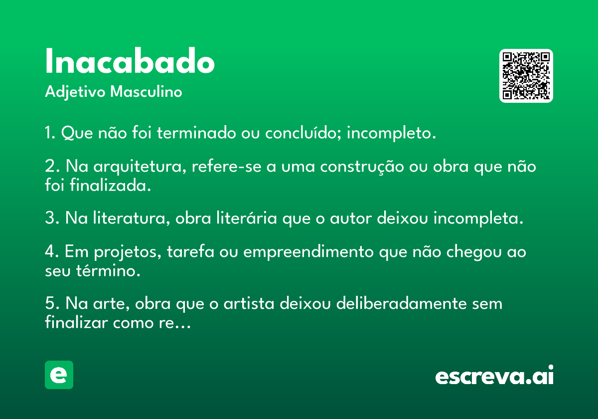 inacabado