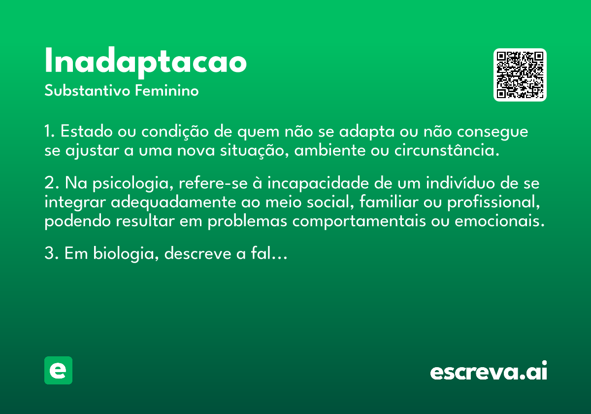 inadaptacao