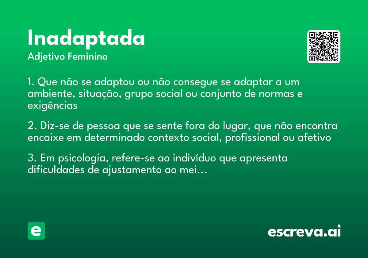 inadaptada