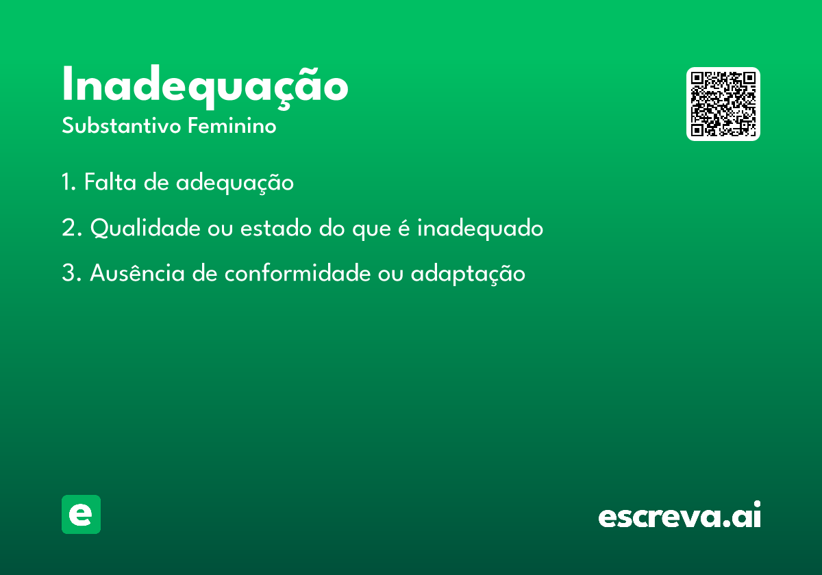 inadequação