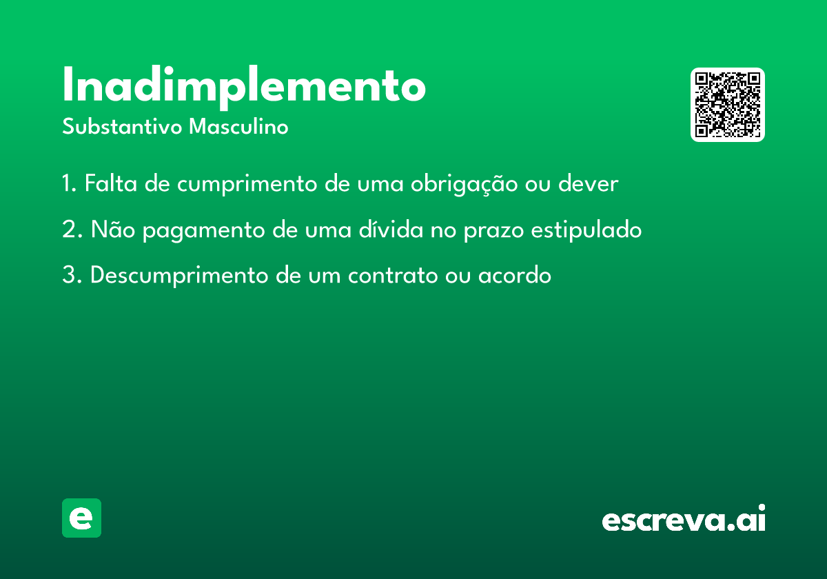 inadimplemento