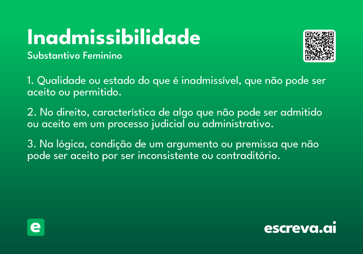 inadmissibilidade