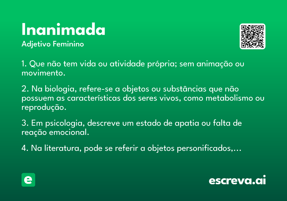 inanimada