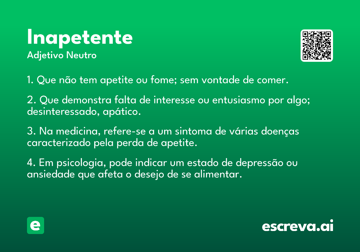inapetente