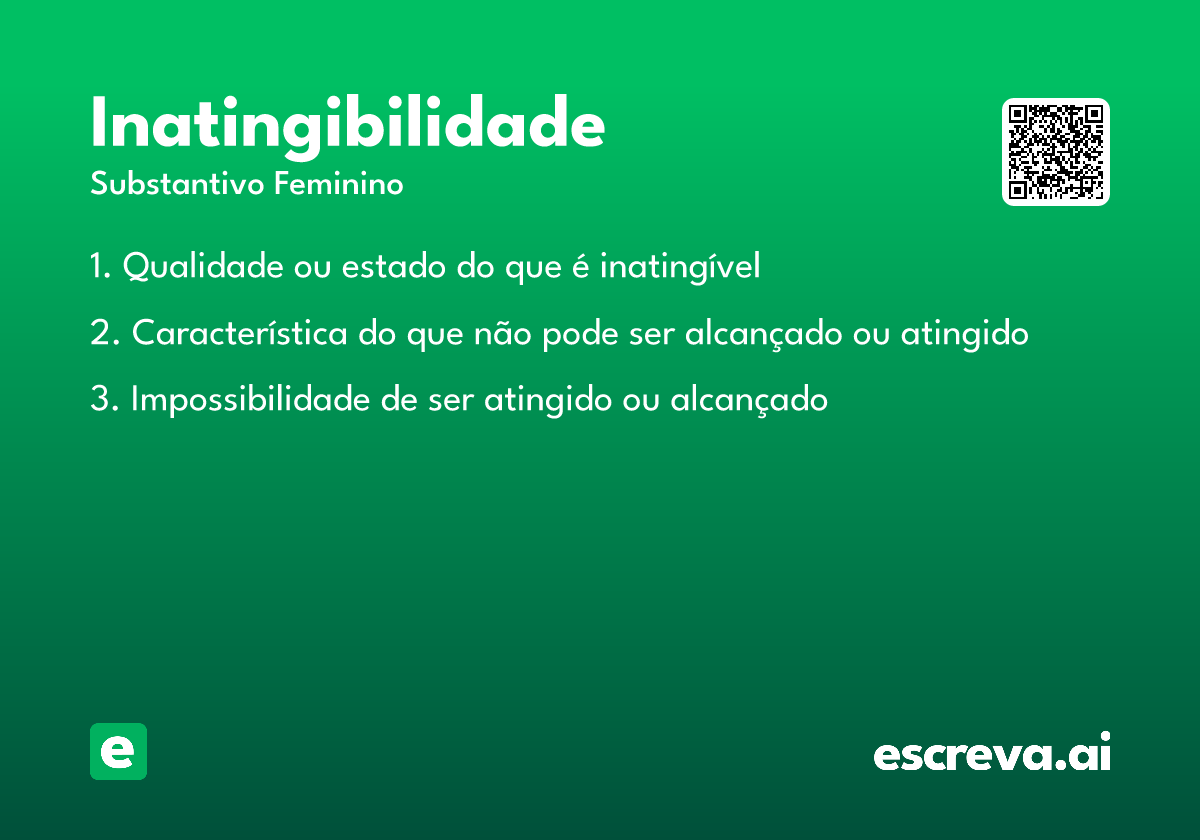 inatingibilidade