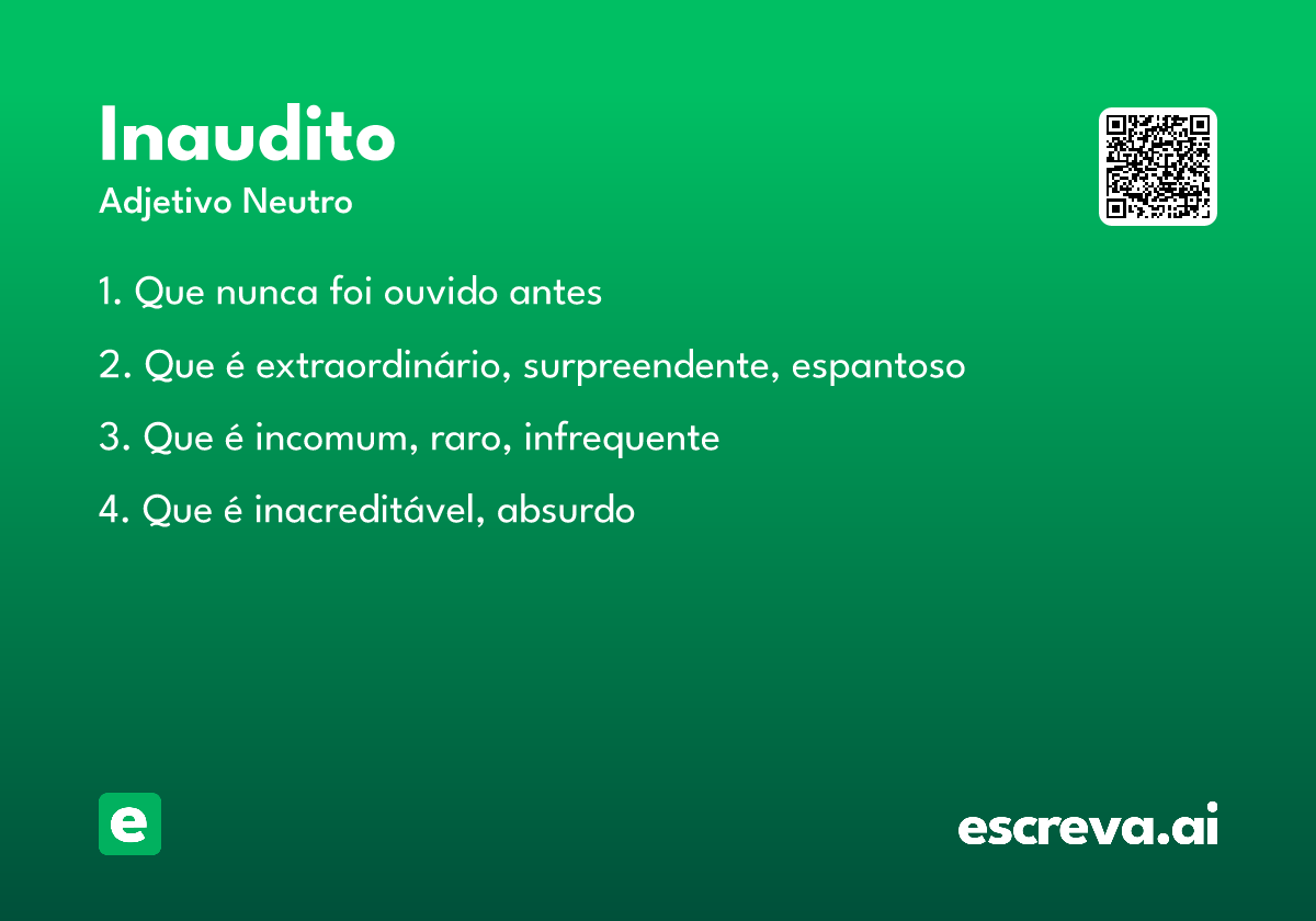 inaudito