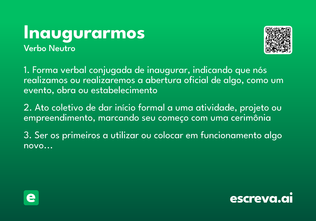 inaugurarmos