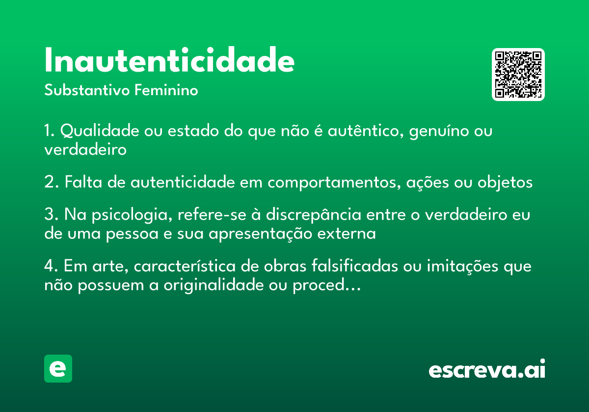 inautenticidade