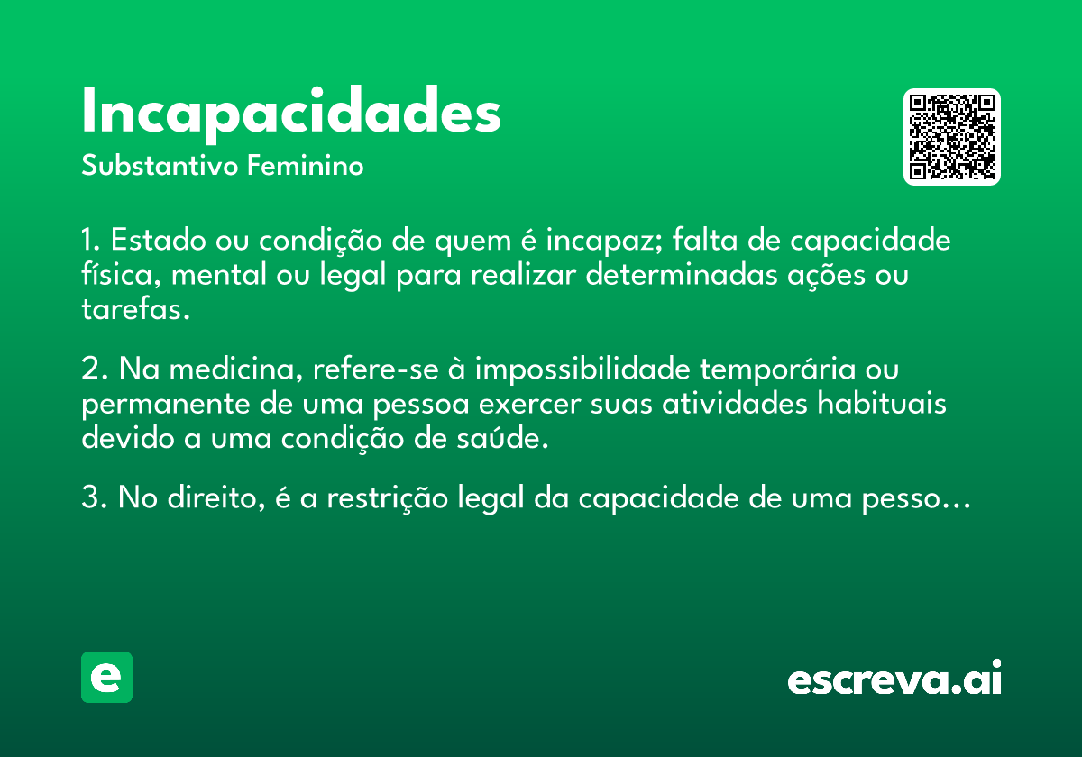 incapacidades