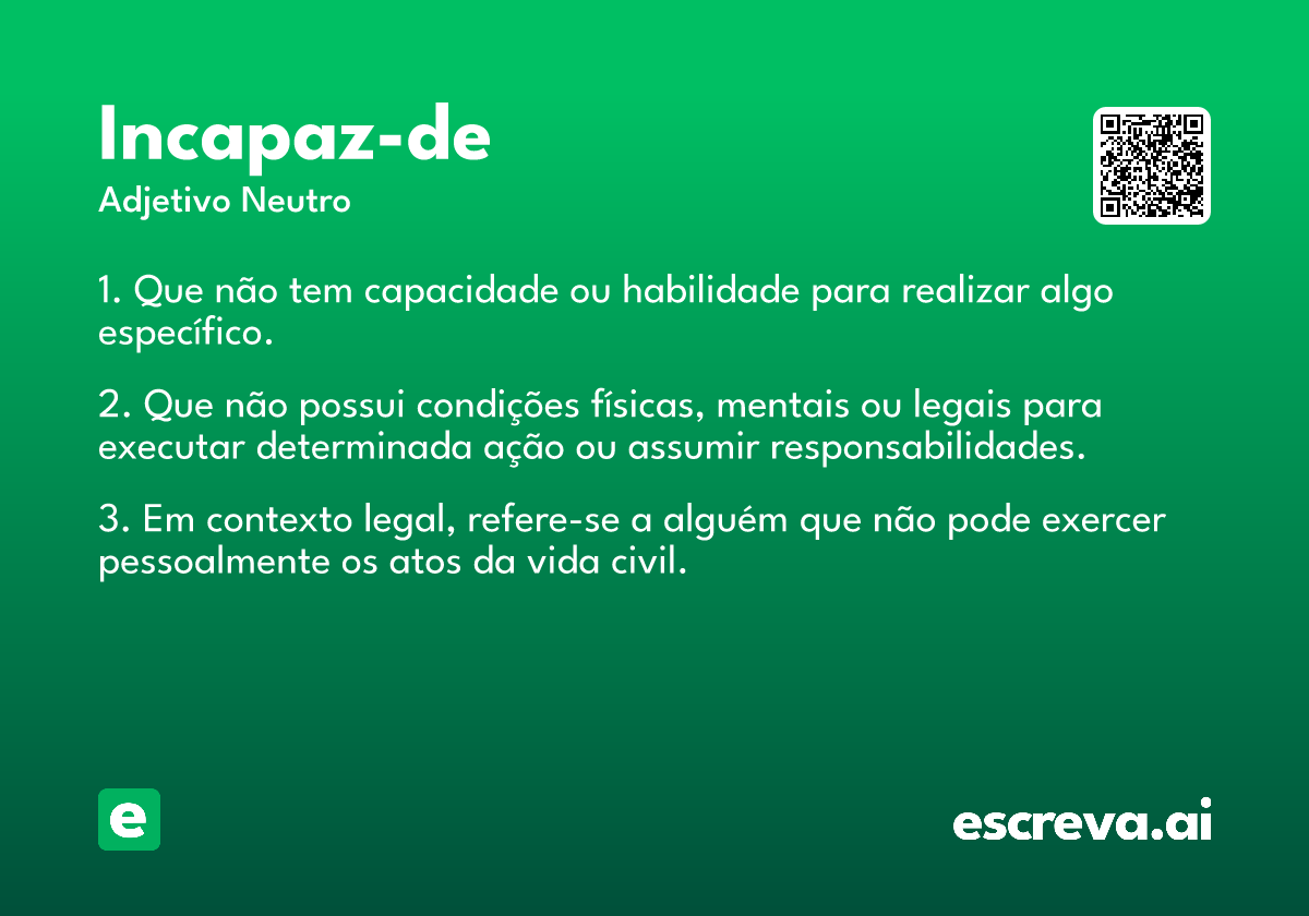 incapaz-de