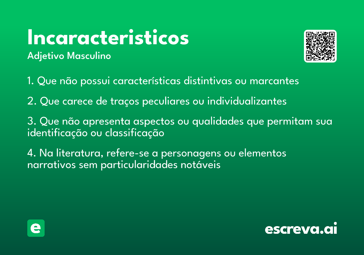 incaracteristicos