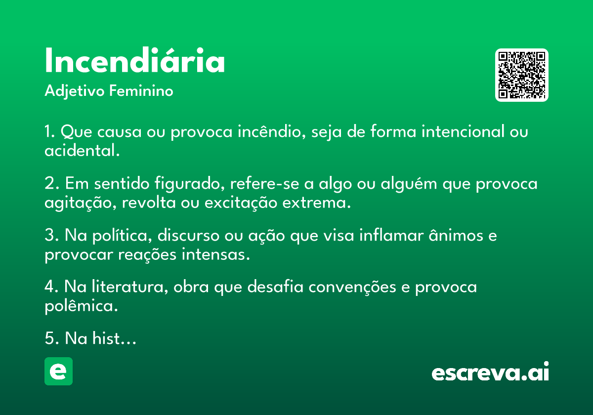 incendiária