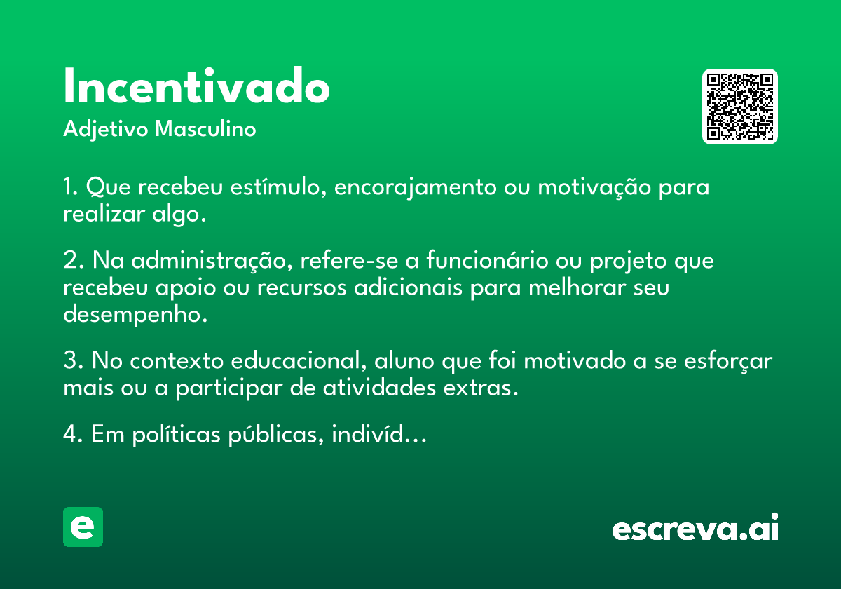 incentivado