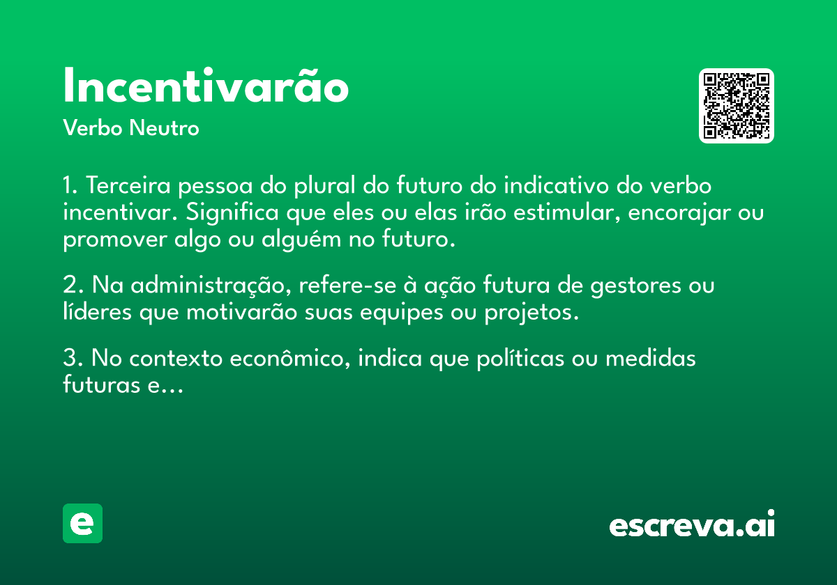 incentivarão
