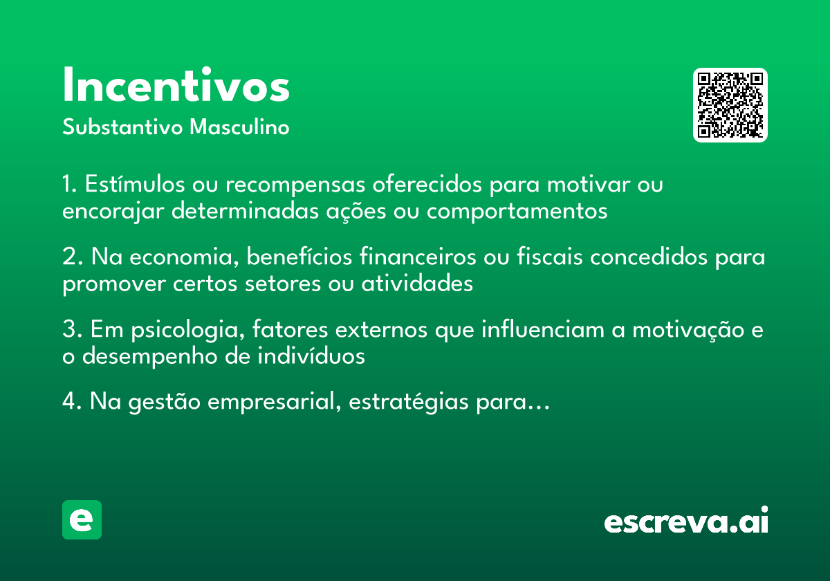 incentivos