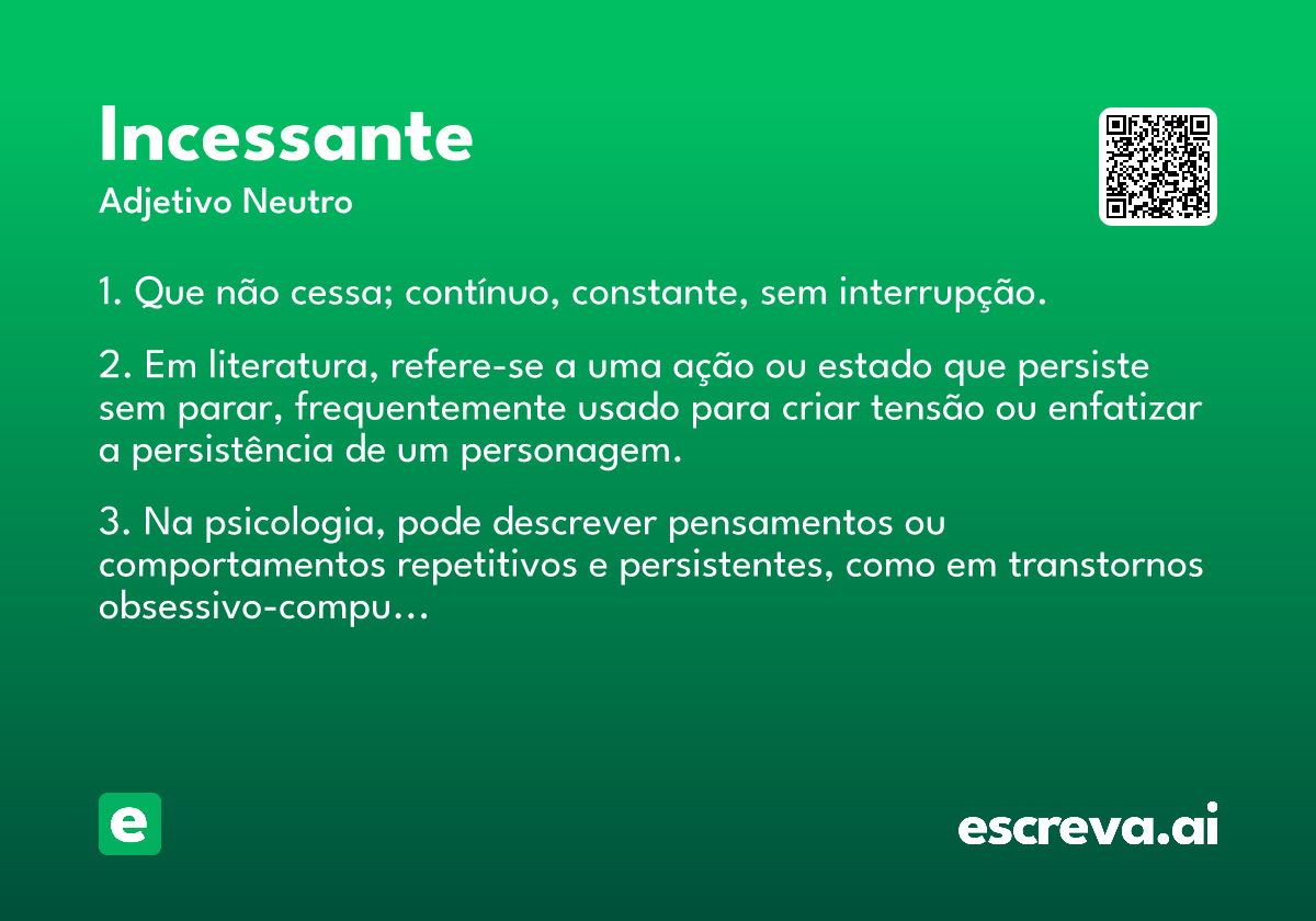 incessante