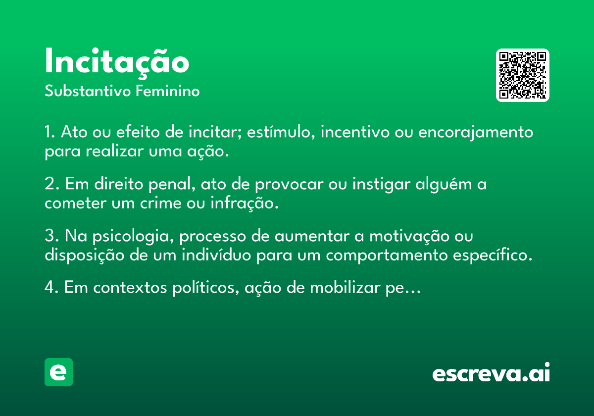 incitação