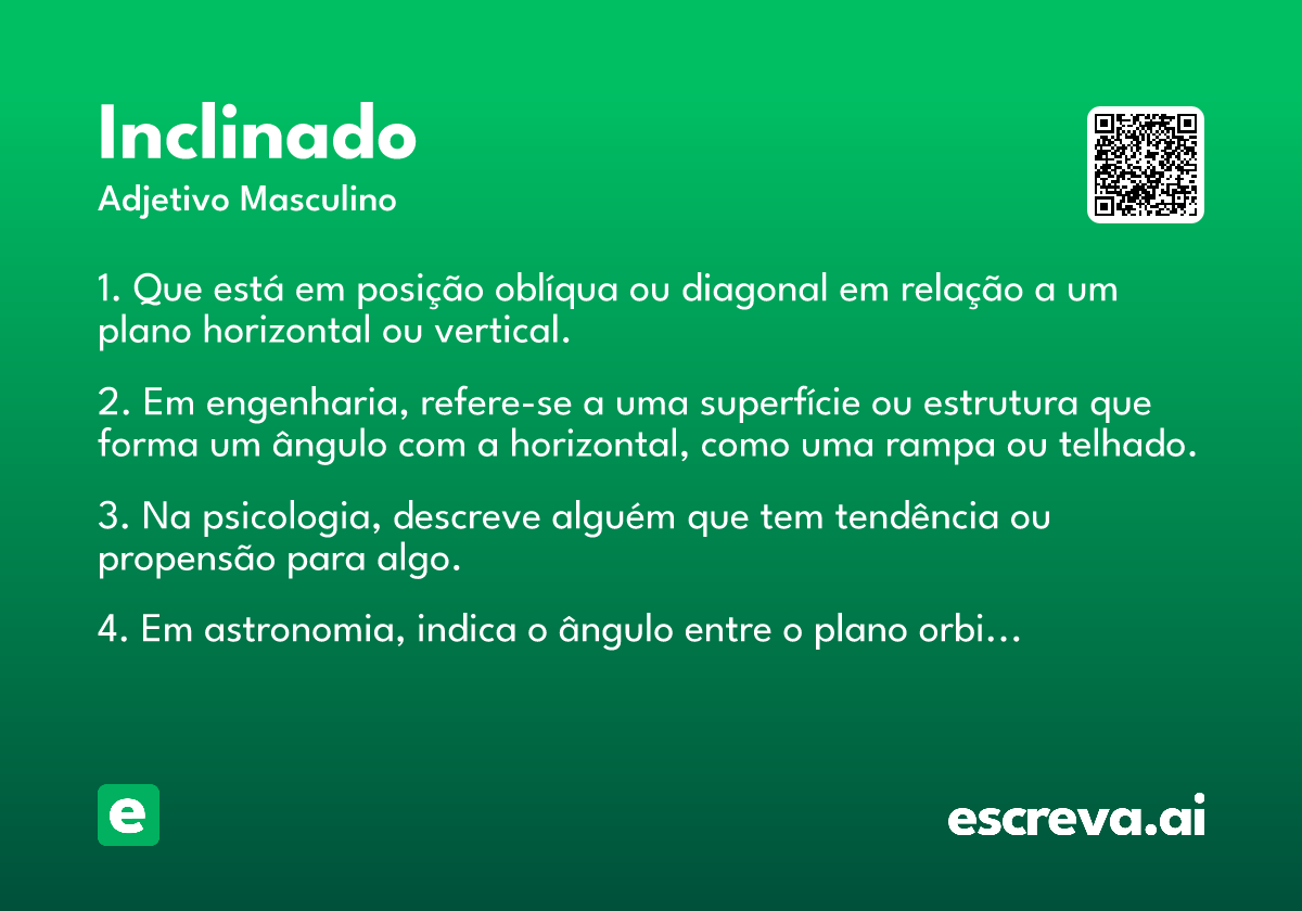 inclinado