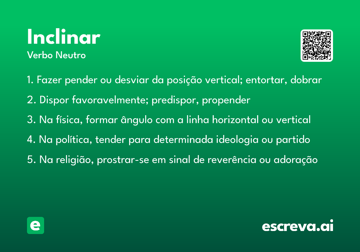 inclinar