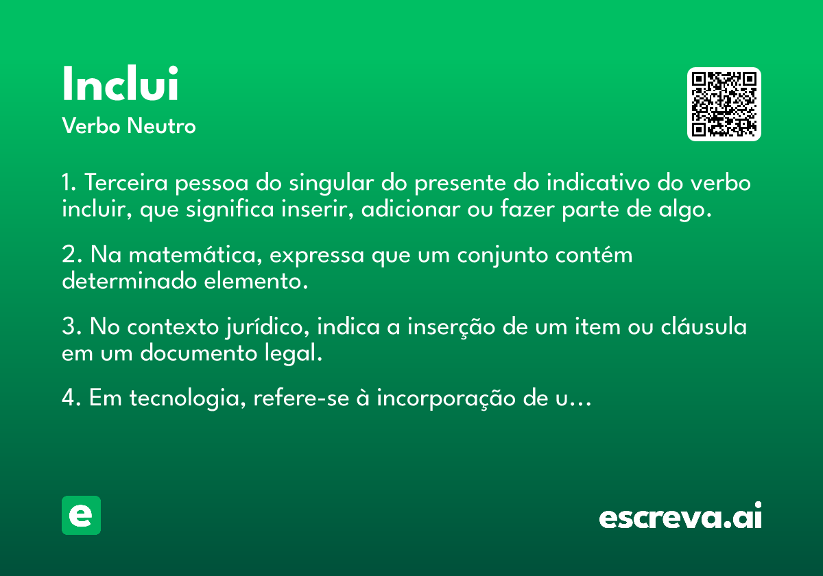 inclui