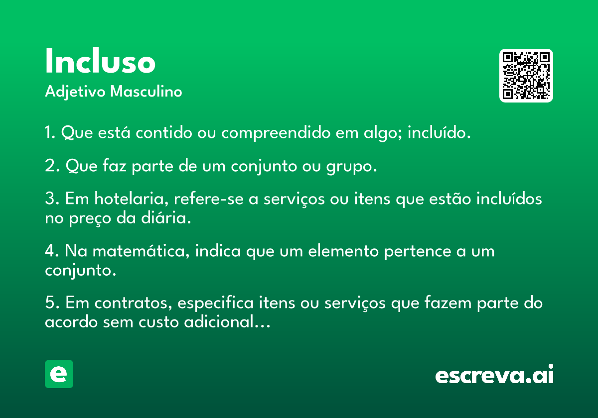 incluso