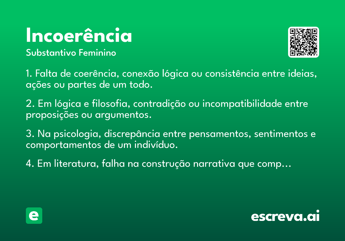 incoerência