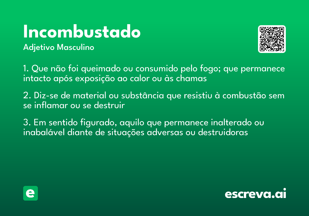 incombustado