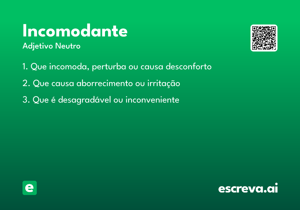 incomodante