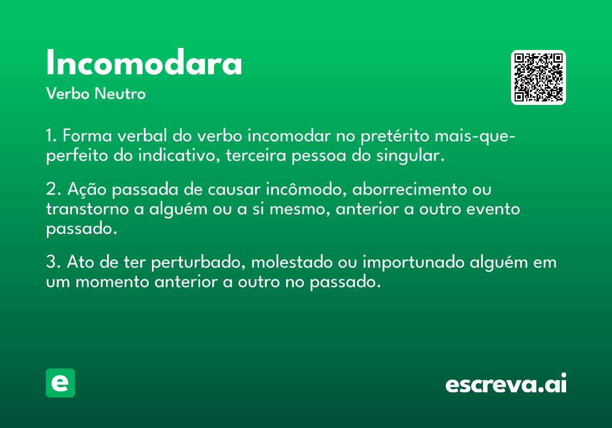 incomodara