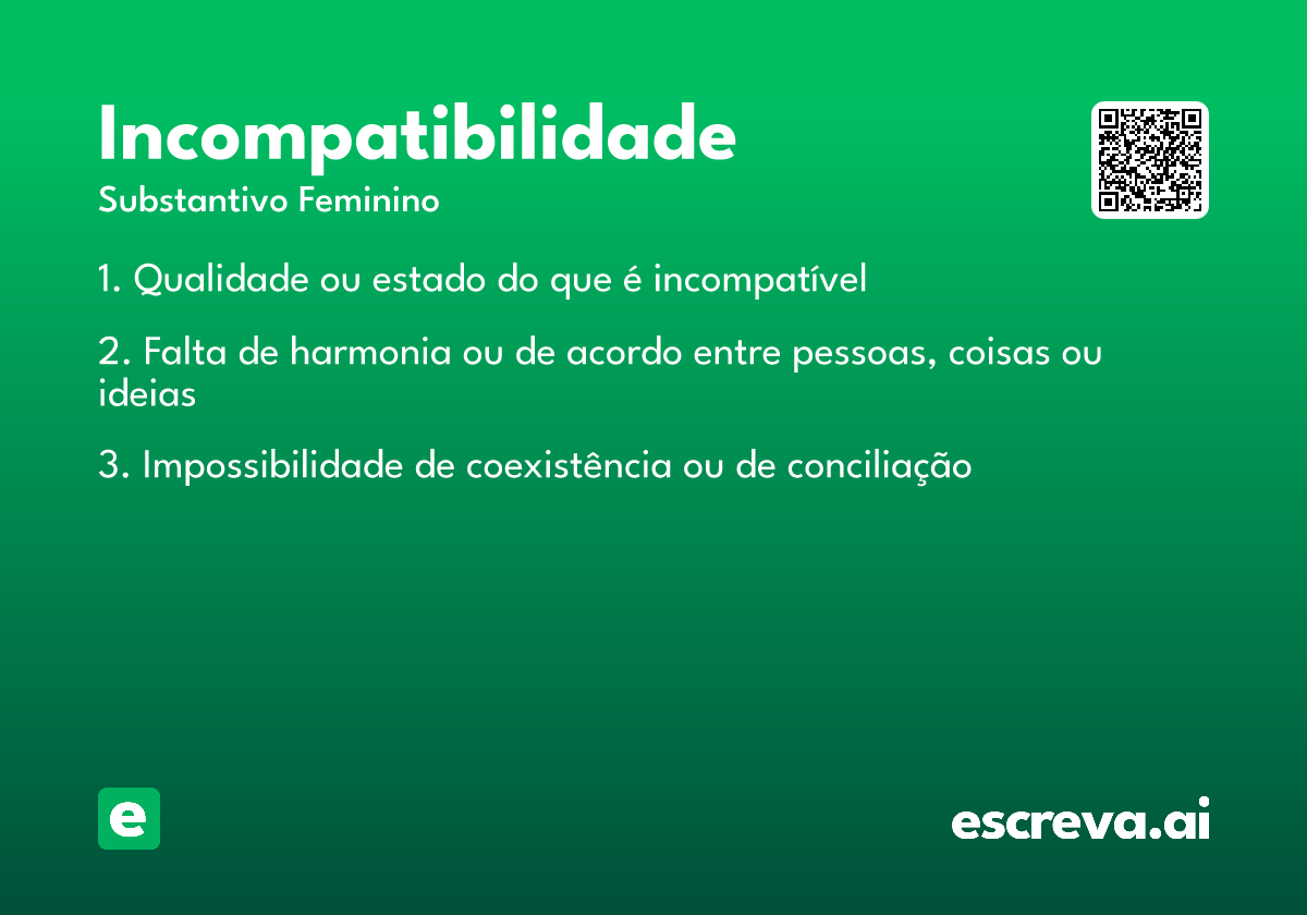 incompatibilidade