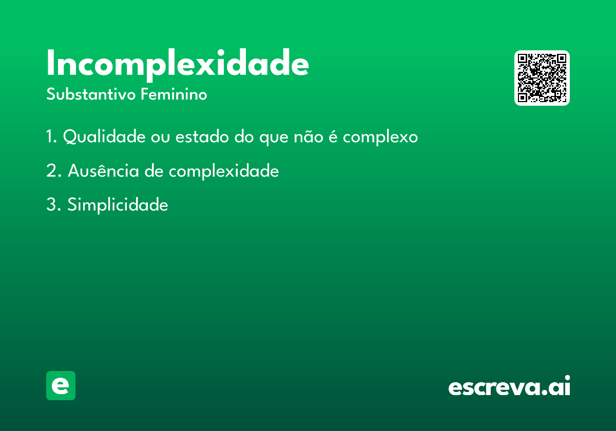 incomplexidade