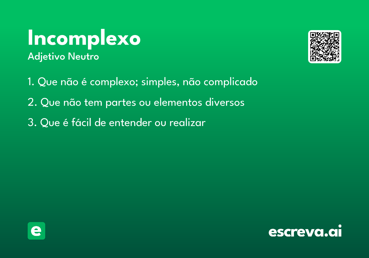 incomplexo
