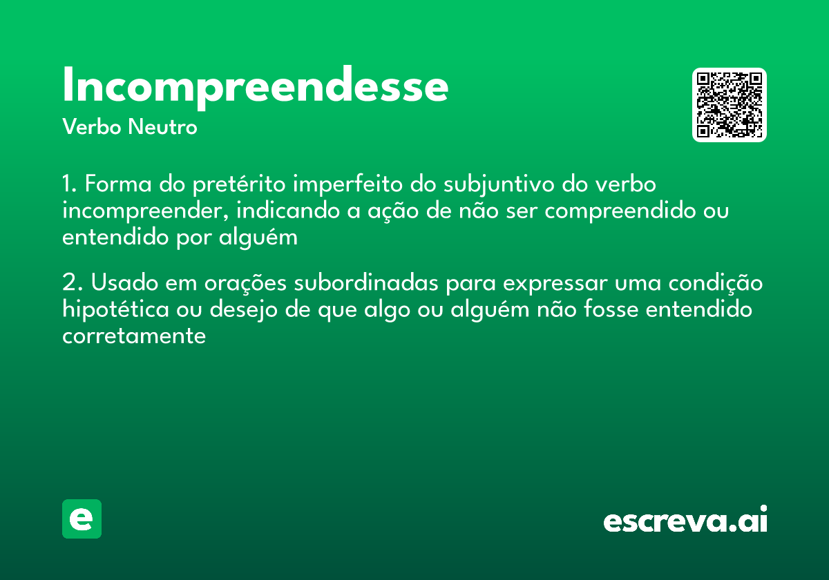 incompreendesse