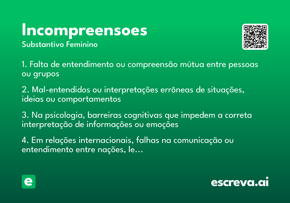 incompreensoes