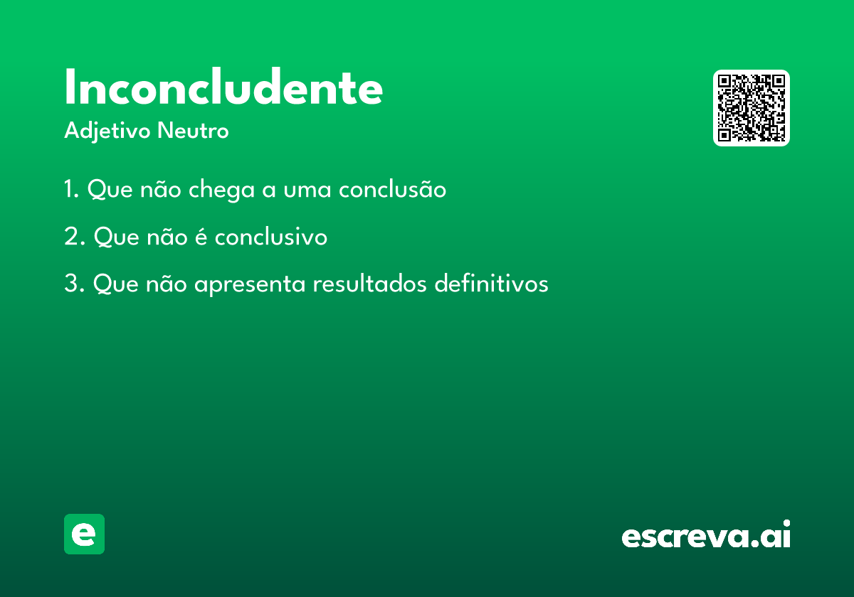 inconcludente