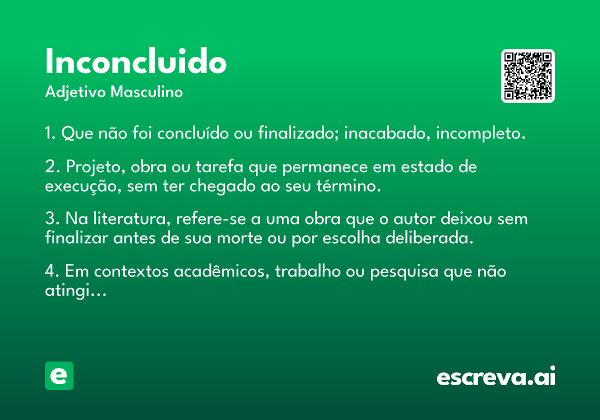 inconcluido
