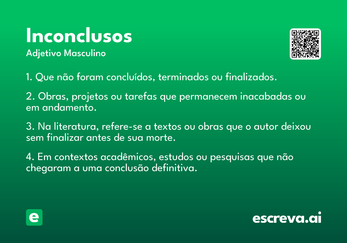 inconclusos