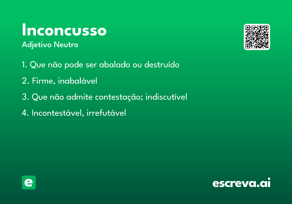 inconcusso