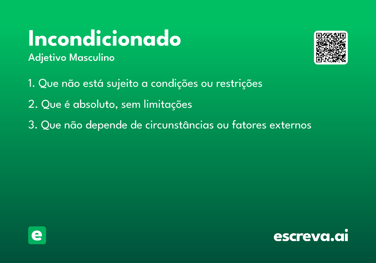 incondicionado