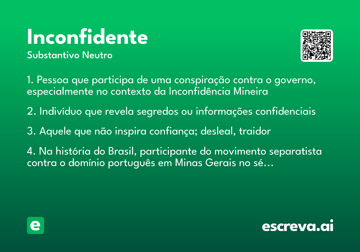 inconfidente