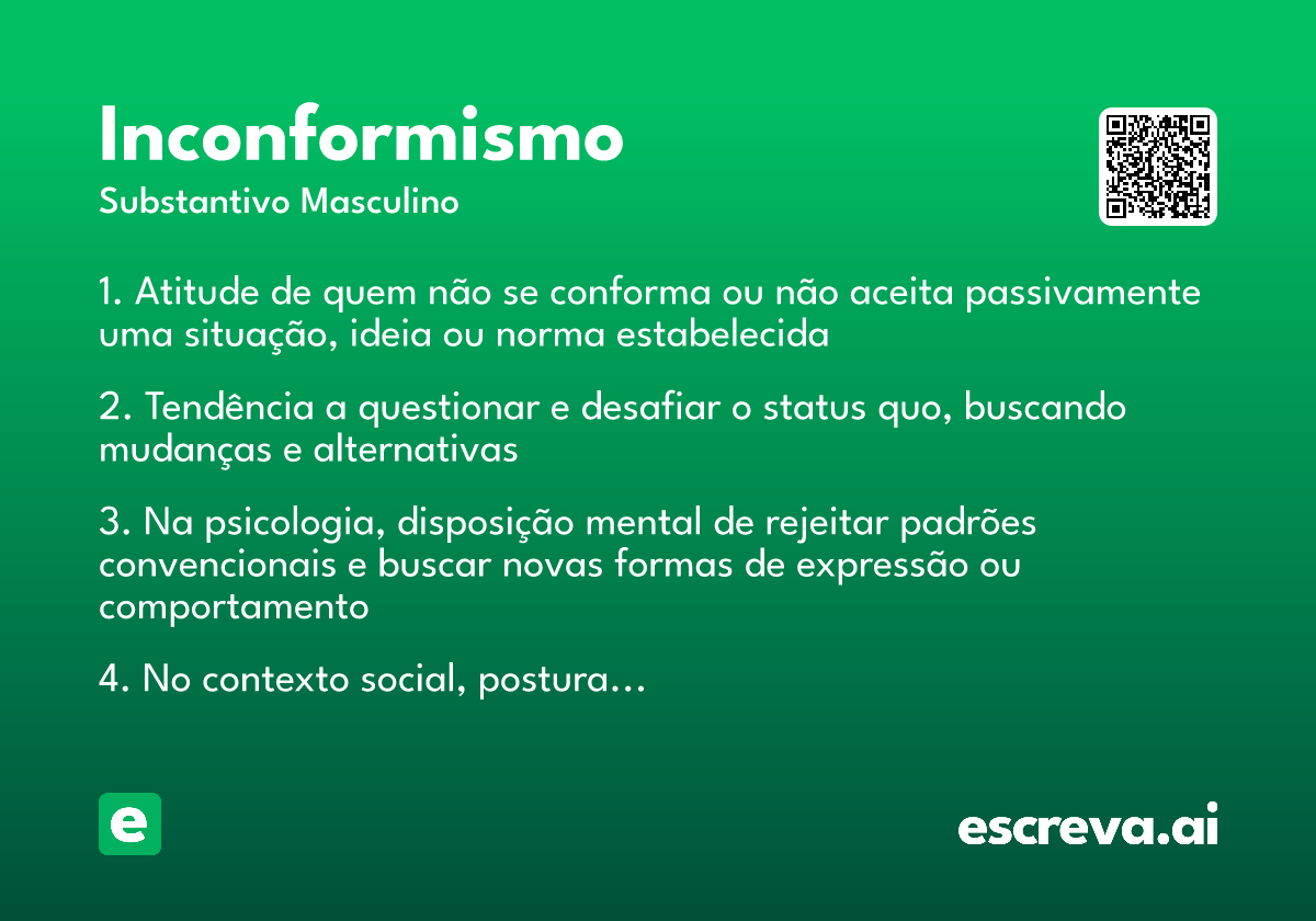 inconformismo