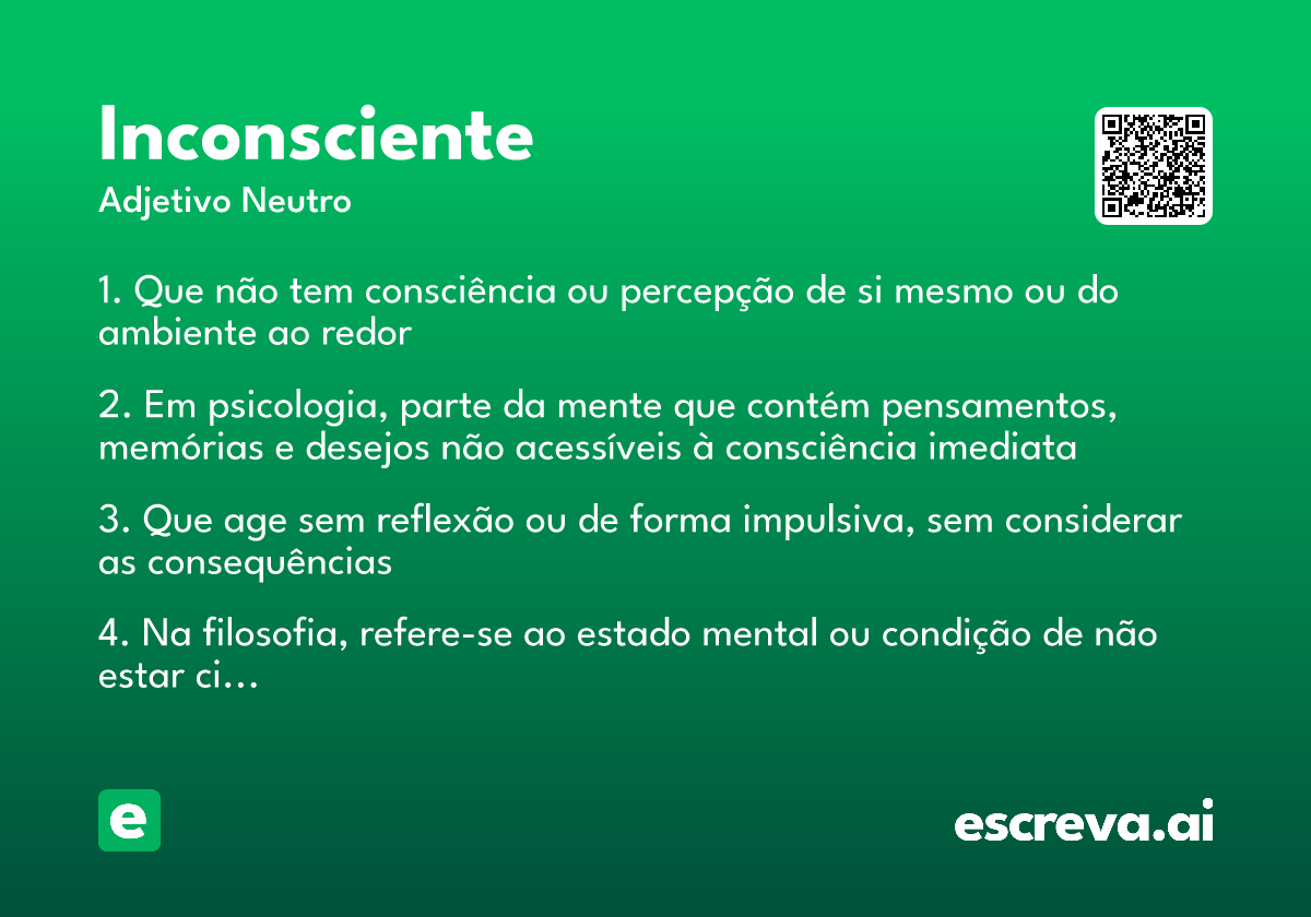 inconsciente