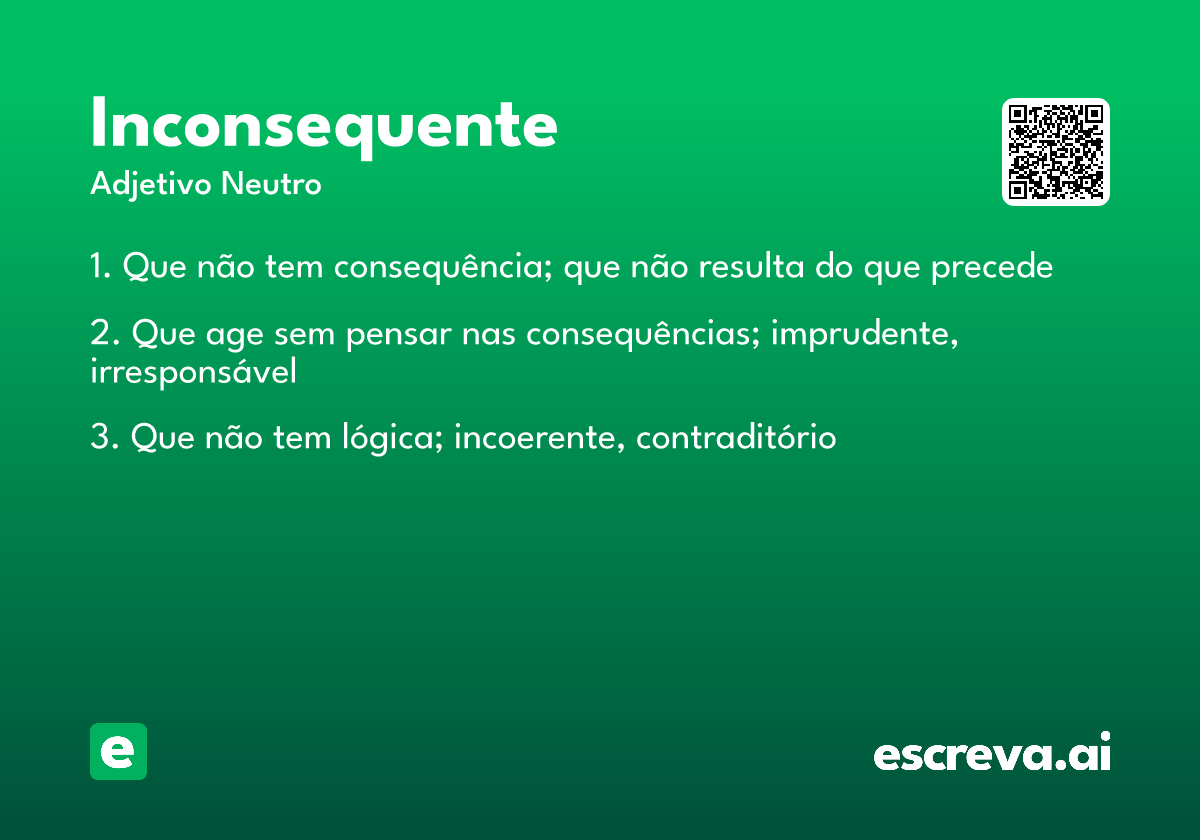 inconsequente